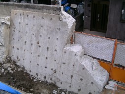 各種コンクリート切断工事　 マンション新築工事　二次破砕