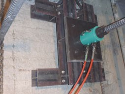 各種点検・診断　連絡路トンネル工事　試験状況