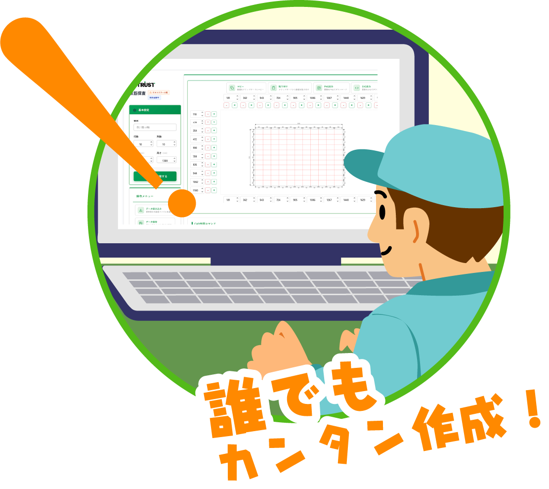 誰でもカンタン作成!